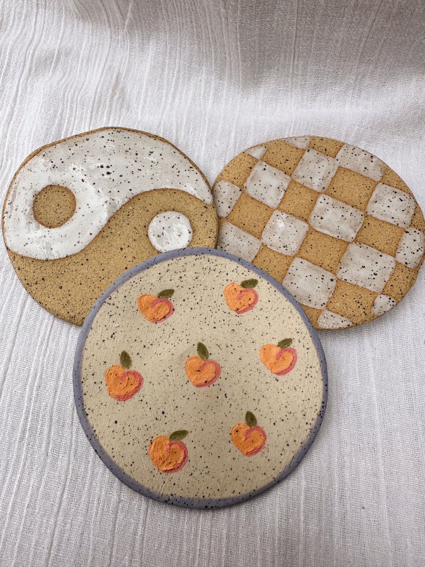 Peachy jewelry dish