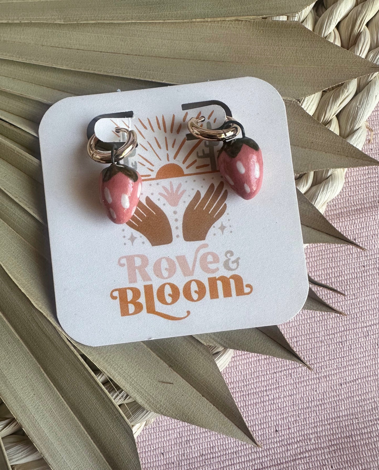Garden charm earrings