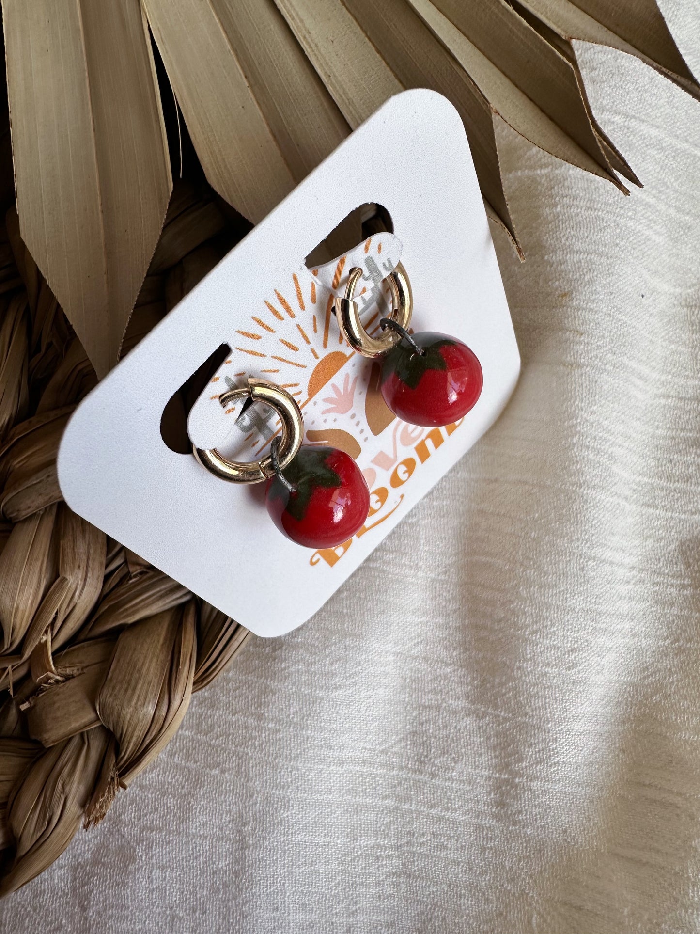 Garden charm earrings