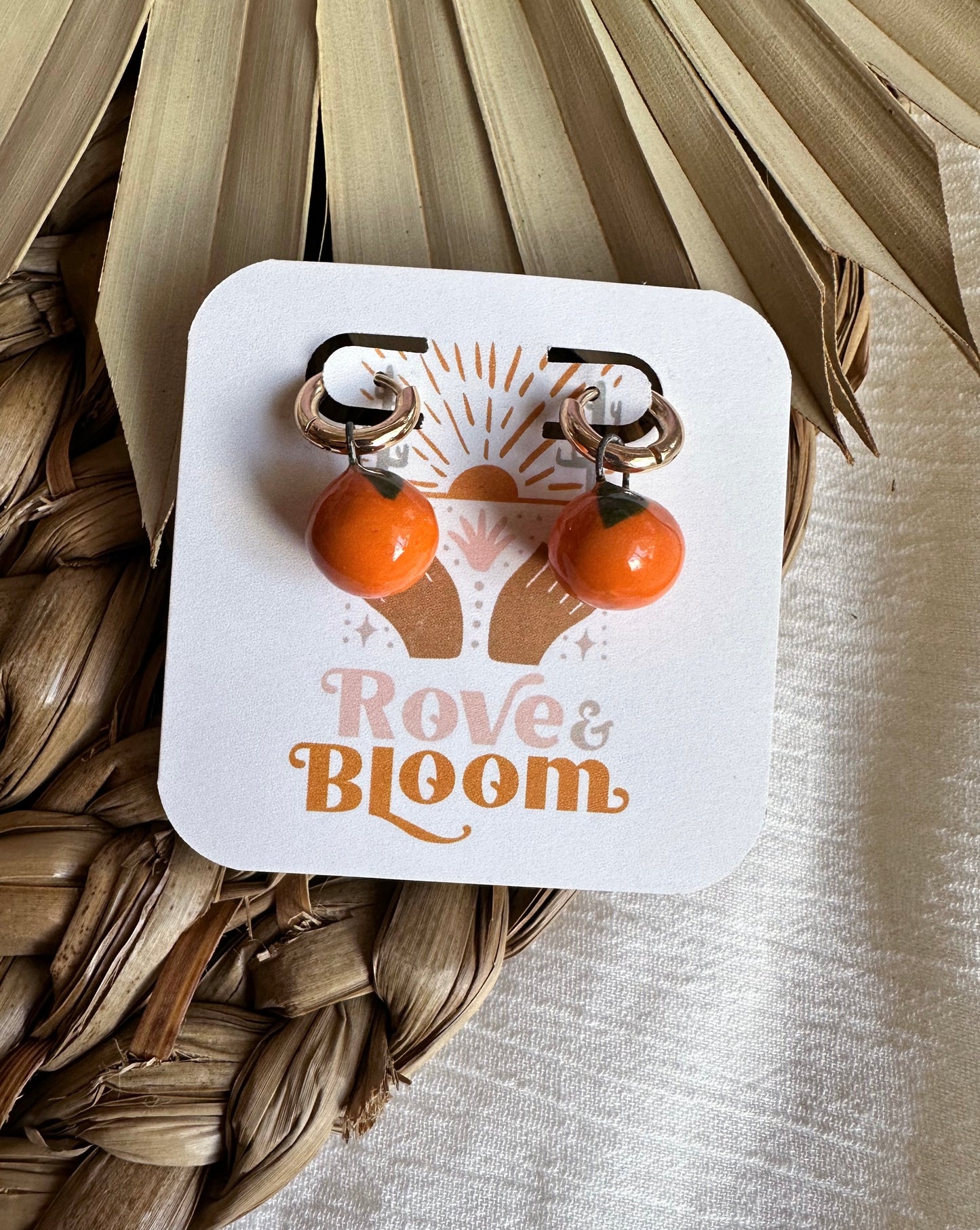 Garden charm earrings