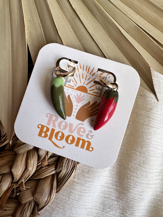 Garden charm earrings